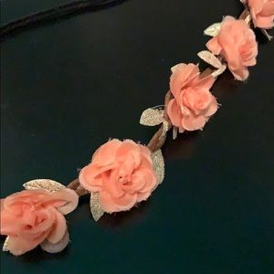 Coral Flower Crown
